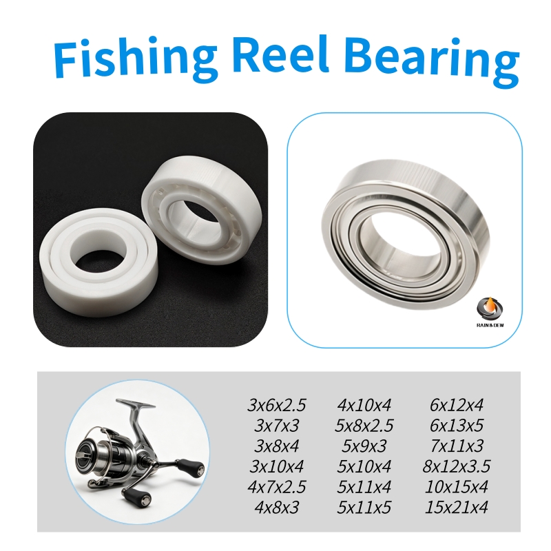 Spinning Reel - 1/5/10 Pezzi Cuscinetti Ibridi in Ceramica